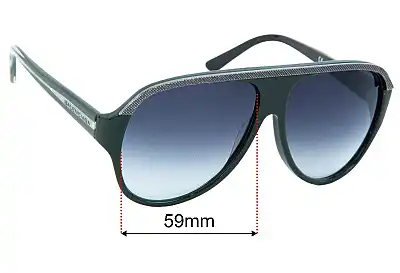 Balenciaga BAL 0067/S Replacement Lenses 59mm wide 