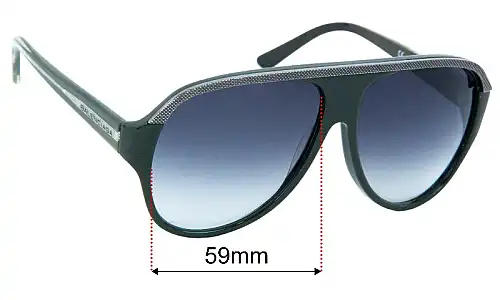 Balenciaga BAL 0067/S Ersatzgläser 59mm wide 