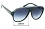 Sunglass Fix Ersatzgläser für Balenciaga BAL 0067/S - 59mm Wide 