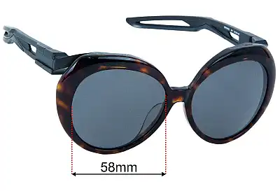 Balenciaga BB0024SA Replacement Lenses 58mm wide 