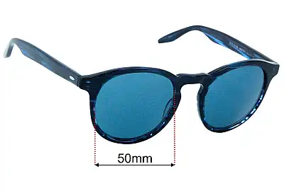 Barton Perreira Goodman Replacement Lenses 50mm wide 