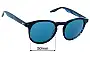 Sunglass Fix Replacement Lenses for Barton Perreira Goodman - 50mm Wide 