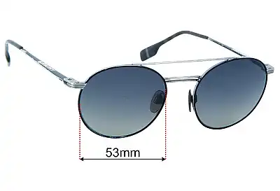 Burberry B 3109 Replacement Lenses 56mm wide 