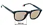 Sunglass Fix Replacement Lenses for Burberry B 4381-U - 54mm Wide 
