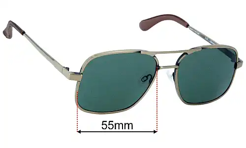 Caddis Metamodernist Scout Replacement Lenses 55mm wide 