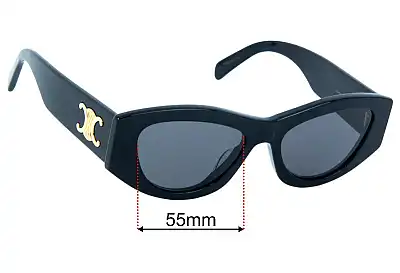 Celine CL 40308U Replacement Lenses 55mm wide 