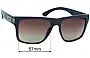 Sunglass Fix Replacement Lenses for Chilli Beans OC.CL.5201 - 57mm Wide 