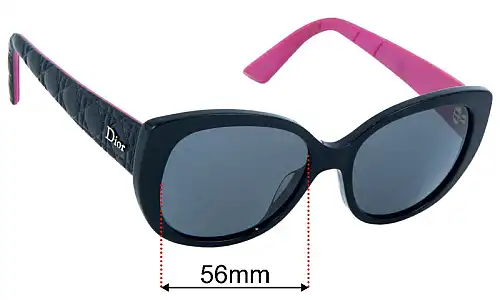 Christian Dior Lady 1R  Replacement Lenses 56mm wide 