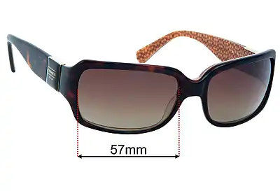 Coach S443 Delphine Replacement Lenses 57mm wide 