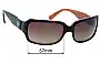 Sunglass Fix Replacement Lenses for Coach S443 Delphine - 57mm Wide 