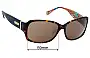 Sunglass Fix Replacement Lenses for Coach S471 Peony - 59mm Wide 