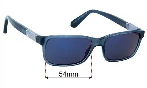 Giorgio Armani AR 7001 Ersatzgläser 54mm wide 