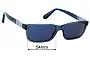 Sunglass Fix Ersatzgläser für Giorgio Armani AR 7001 - 54mm Wide 
