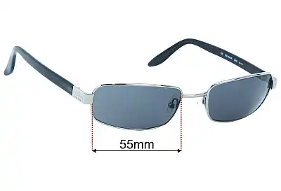 Gucci GG1643/S Ersatzgläser 55mm wide 