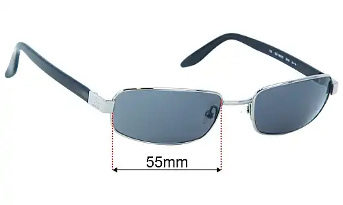 Gucci GG1643/S Ersatzgläser 55mm wide 