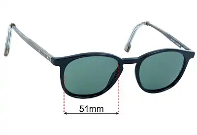 Hugo Boss 1087 Replacement Lenses 51mm wide 