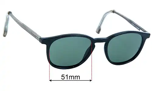 Hugo Boss 1087 Replacement Lenses 51mm wide 