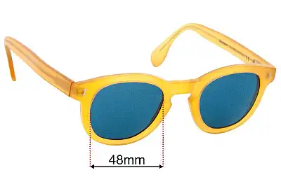 Illesteva  Murdoch Lentes de Repuesto 48mm wide 