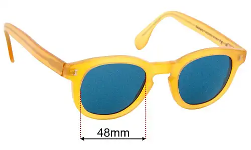 Illesteva Murdoch Replacement Lenses 48mm wide 