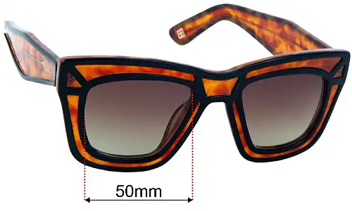 Ksubi Skeleton Replacement Lenses 50mm wide 