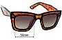 Sunglass Fix Replacement Lenses for Ksubi Skeleton - 50mm Wide 