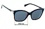 Sunglass Fix Ersatzgläser für Longchamp LO625S - 54mm Wide 