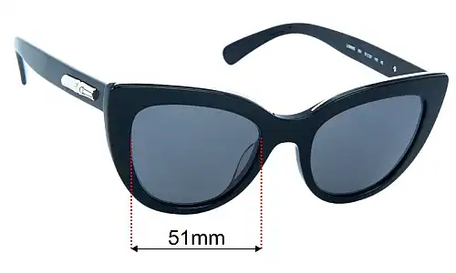 Longchamp LO686S Replacement Lenses 51mm wide 