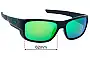 Sunglass Fix Replacement Lenses for LXD Atlantic - 62mm Wide 