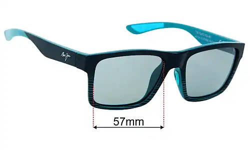 Maui Jim MJ897 The Flats Ersatzgläser 57mm wide 