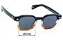Sunglass Fix Replacement Lenses for Moscot Dolt - 46mm Wide 