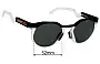 Sunglass Fix Replacement Lenses for Oakley HSTN OO9242A (Low Bridge Fit) - 52mm Wide 