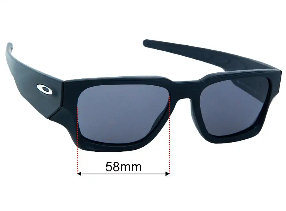Sunglass Fix Replacement Lenses for Oakley Instagator OO9514 - 58mm Wide