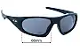 Sunglass Fix Replacement Lenses for Oakley Neoforma OO9528 - 60mm Wide 