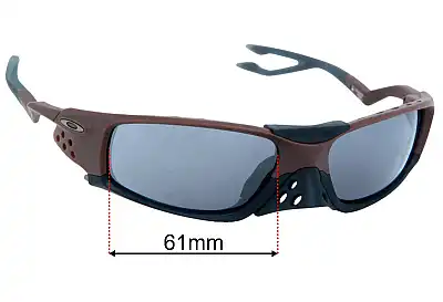 Oakley Plantaris SQ OO9529 Replacement Lenses 61mm wide 
