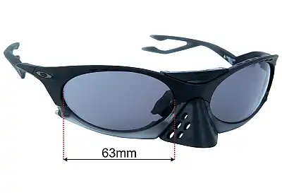 Oakley Plantaris OO9437  Ersatzgläser 63mm wide 