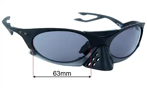 Oakley Plantaris OO9437  Replacement Lenses 63mm wide 