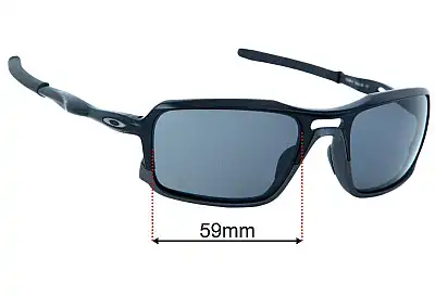 Oakley Triggerman OO9266 Replacement Lenses 59mm wide 