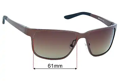 Okey 8553 Replacement Lenses 61mm wide 