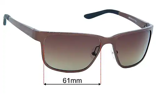 Okey 8553 Replacement Lenses 61mm wide 