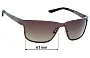 Sunglass Fix Replacement Lenses for Okey 8553 - 61mm Wide 