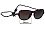 Sunglass Fix Replacement Lenses for Ombraz  Teton (Regular) - 54mm Wide 