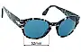 Sunglass Fix Replacement Lenses for Persol 3230-S - 52mm Wide 