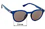 Sunglass Fix Ersatzgläser für Police Ocean 2 SPLF16 - 51mm Wide 