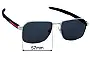 Sunglass Fix Verres de Remplacement pour Prada SPS54W - 57mm Wide 