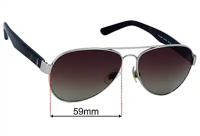 Polo Polo PH 3096 Replacement Lenses 59mm wide 
