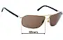 Sunglass Fix Verres de Remplacement pour Polo Polo 3043 - 63mm Wide 