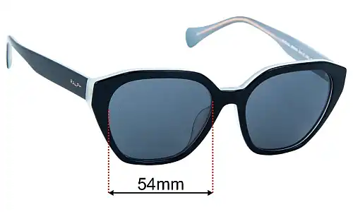 Ralph Lauren RA 5315U Replacement Lenses 54mm wide 