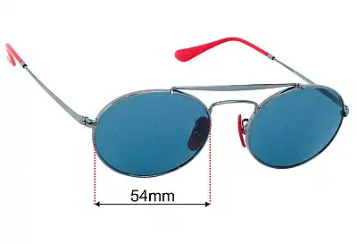 Ray-Ban RB3775-M Replacement Lenses 54mm wide 