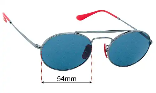 Ray-Ban RB3775-M Replacement Lenses 54mm wide 