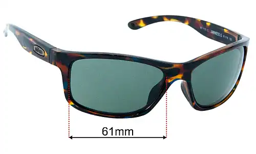 Revo RE 1175 Harness G Replacement Lenses 61mm wide 